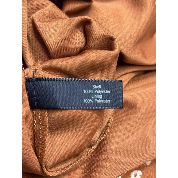 Daytrip Buckle Ditsy Floral Romper Medium Rust Sleeveless Surplice Festival Boho - Picture 9 of 10